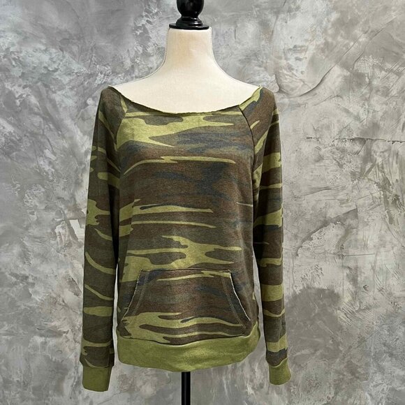 Alternative Tops - Alternative Camouflage Sweatshirt Women's Medium Pullover